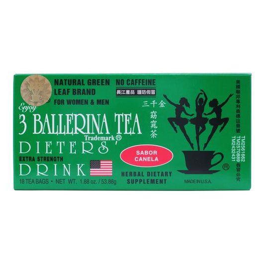 3 Ballerina Tea Dieters Drink - Cinnamon - 18bgs