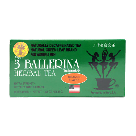 3 Ballerina Tea Dieters Drink - Orange - 18bgs