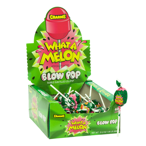 Charms Blow Pop What-A-Melon - 48ct