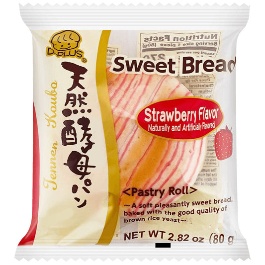 D-Plus Baked Wheat Cake Strawberry - 2.82oz