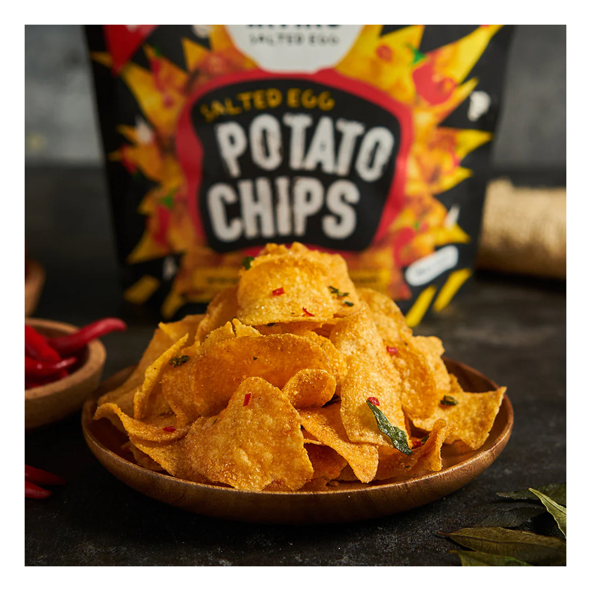 Irvins Salted Egg Hot Boom Potato Chips - 105g