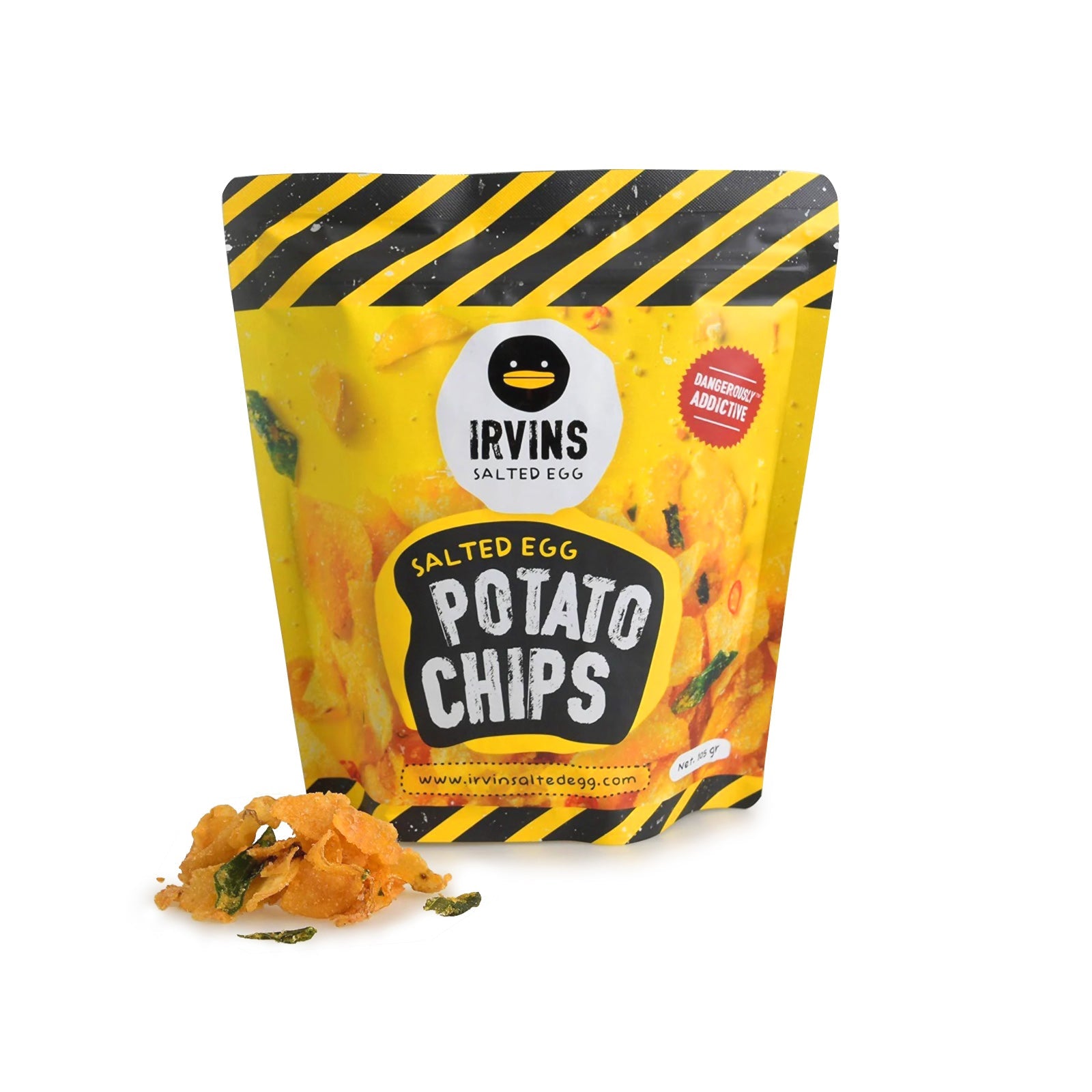 Irvins Salted Egg Potato Chips - 105g