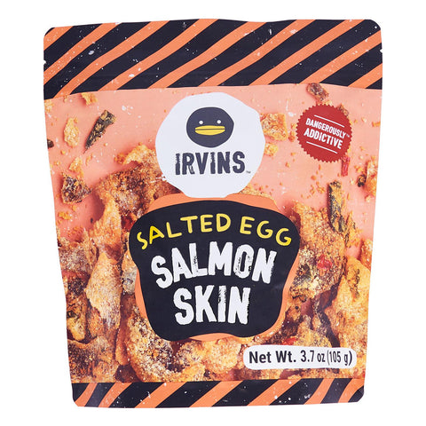 Irvins Salted Egg Salmon Skin - 105g