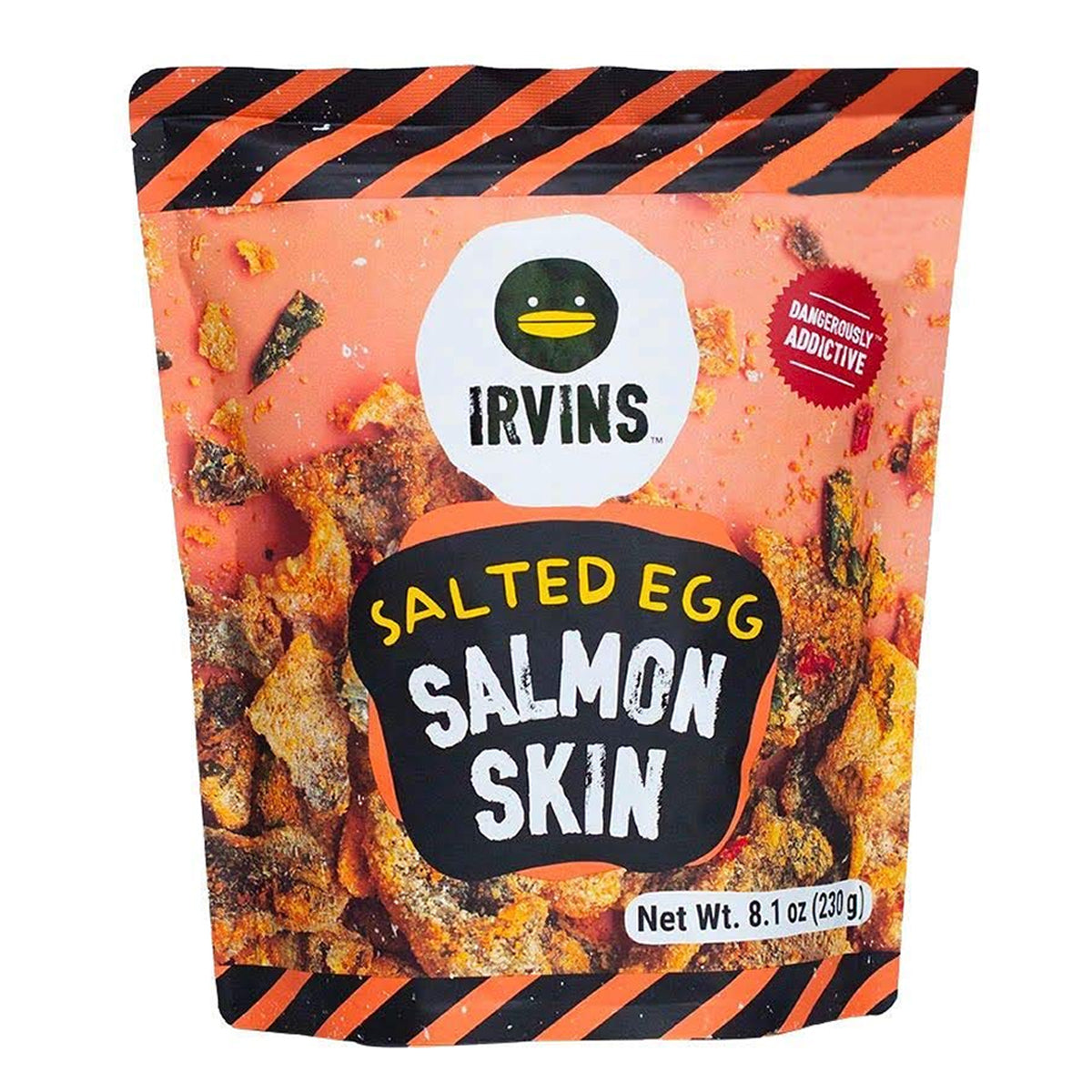 Irvins Salted Egg Salmon Skin - 230g