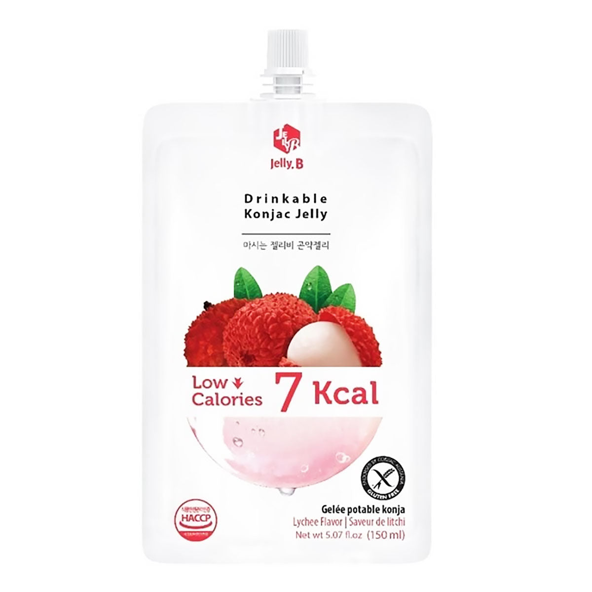 Jelly.B Drinkable Konjac Jelly Lychee - 150ml