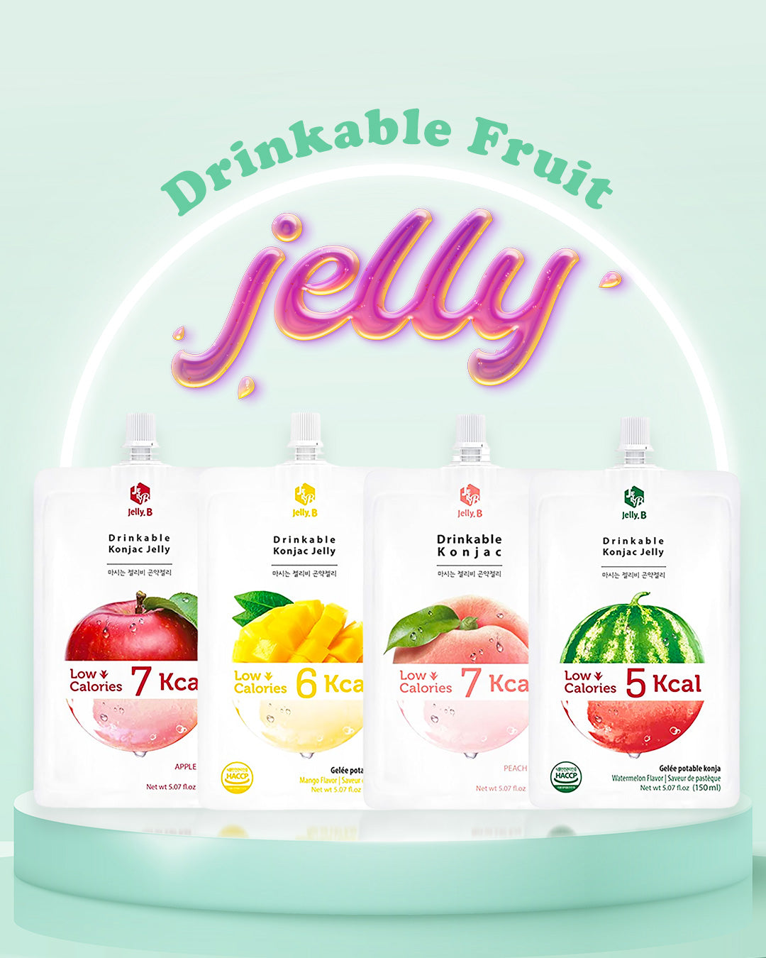 Jelly.B Drinkable Konjac Jelly Mango - 150ml