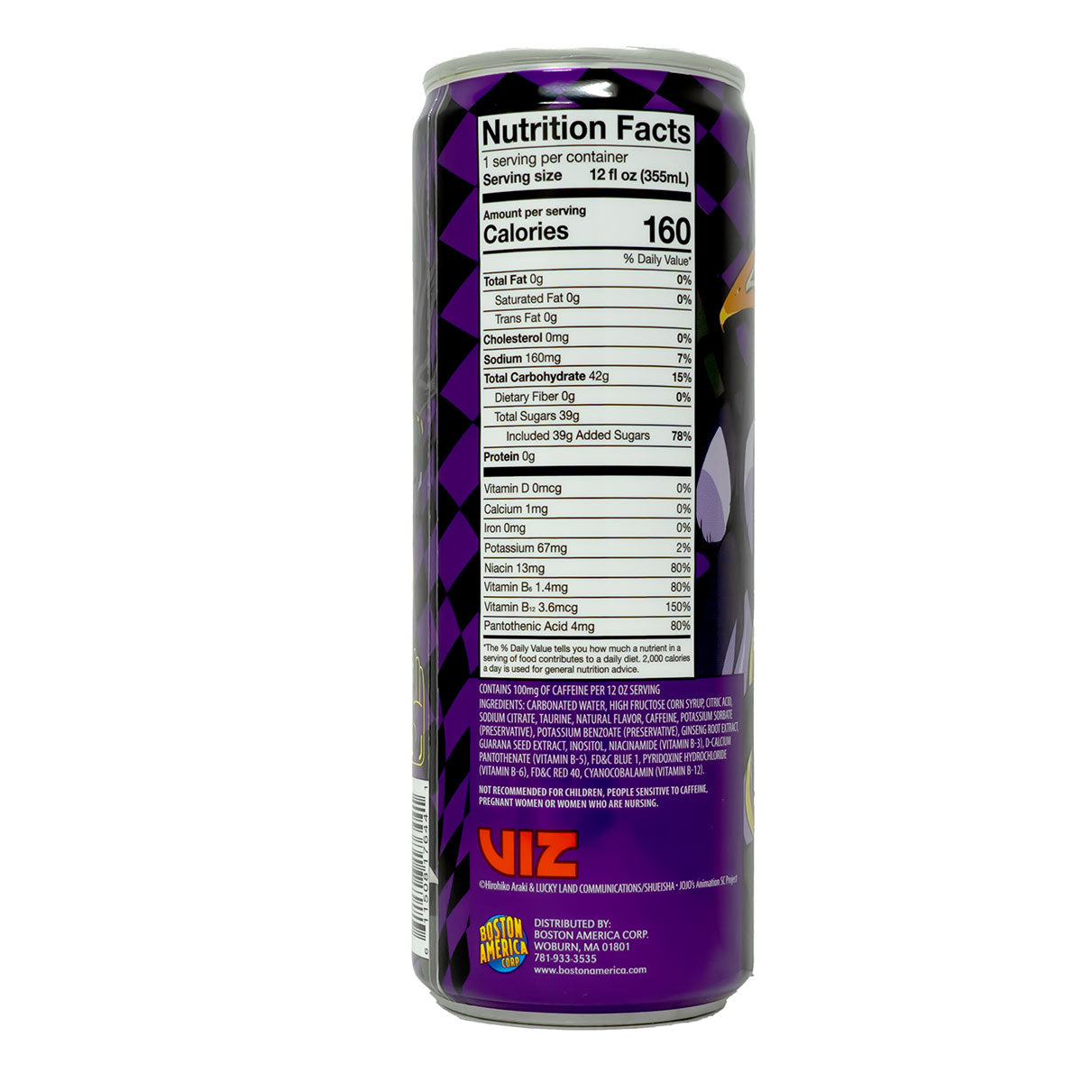 Jojo's Bizarre Adventure Stand Power Energy Drink - 355ml