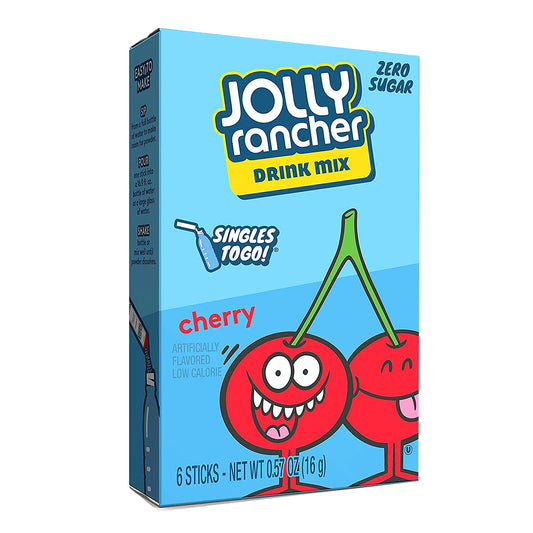 Jolly Rancher Singles To Go Powdered Drink Mix - Cherry - 6ct