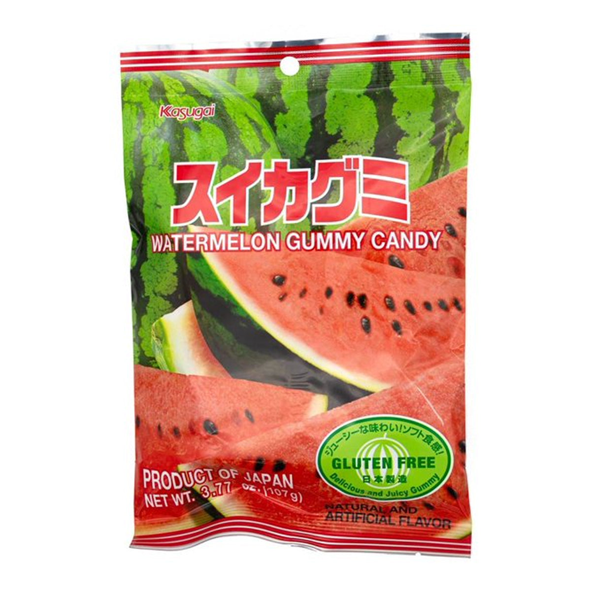 Kasugai Watermelon Gummy Candy - 107g