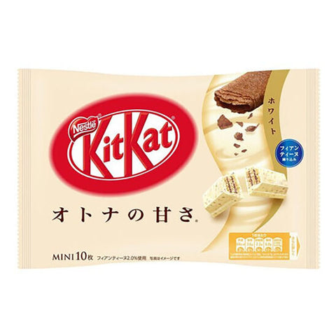 Kit Kat White Chocolate Wafer Bars Crepe Waffle - 127.6g