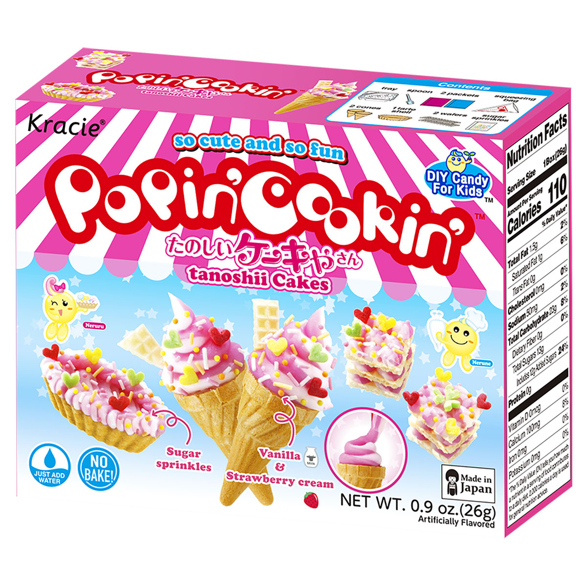 Kracie Popin' Cookin' Cake DIY Candy Kit