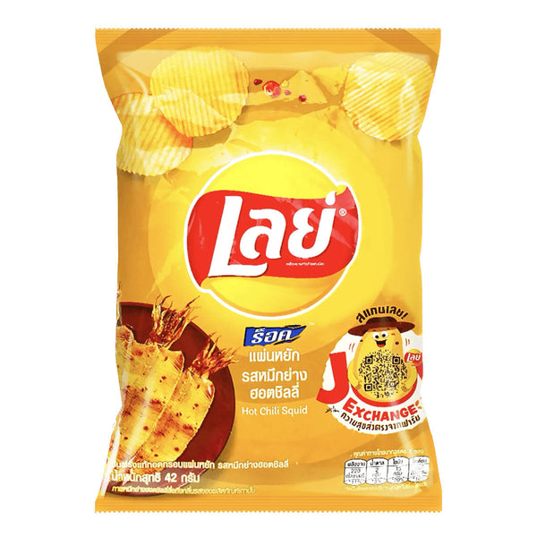 Lay's Potato Chips Hot Chili Squid Flavor - 1.76oz