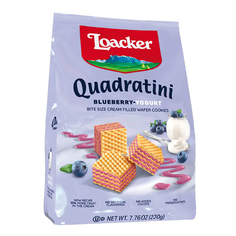 Loacker Quadratini Blueberry Yogurt - 220g