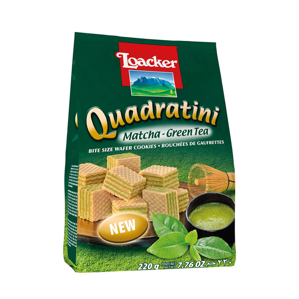 Loacker Quadratini Matcha - 220g