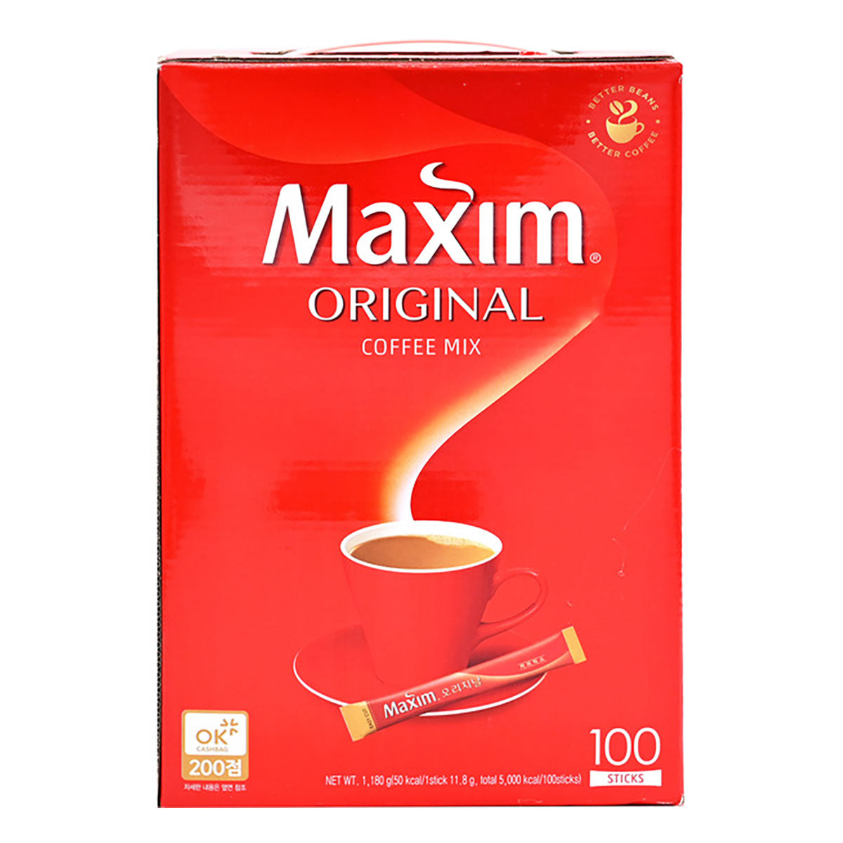 Maxim Original Coffee Mix 0.42oz - 100 sticks