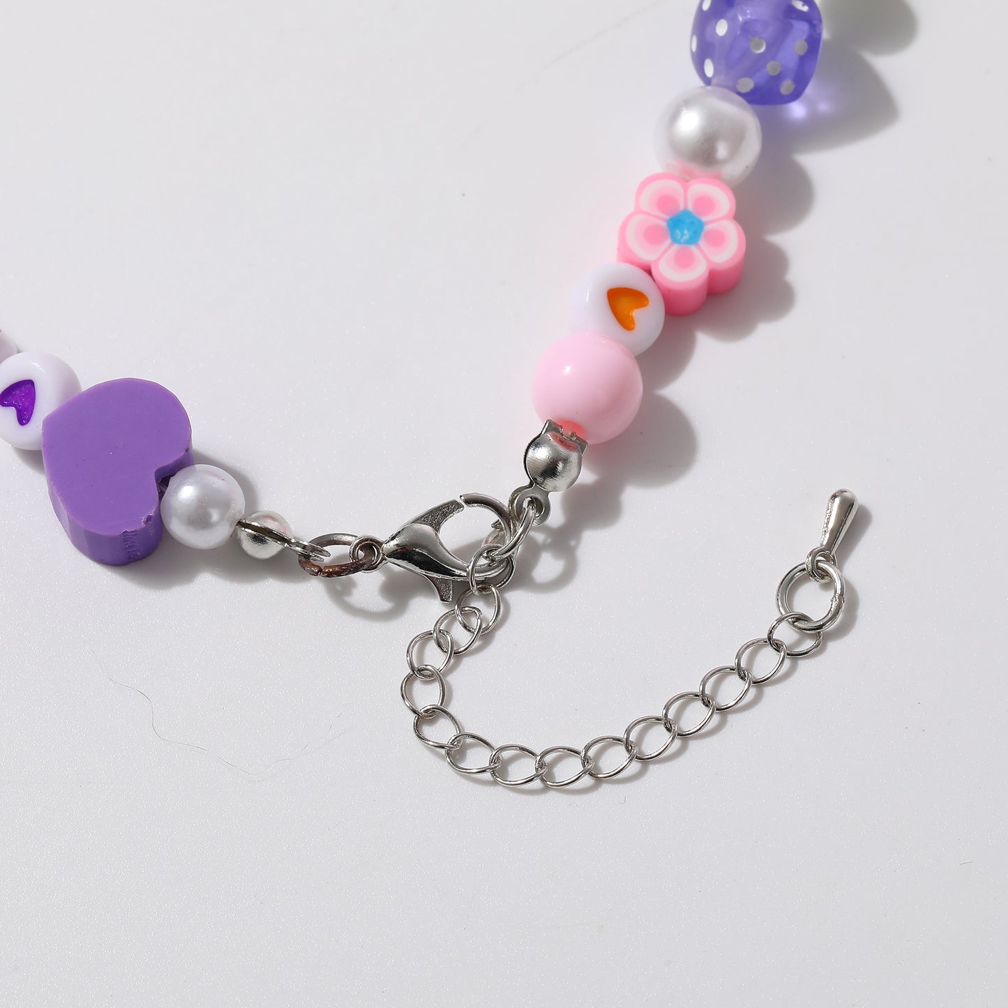 Handmade Fimo Bead & Glass Mushroom Choker with Pearls - Whimsical & Unique Jewelry for Women