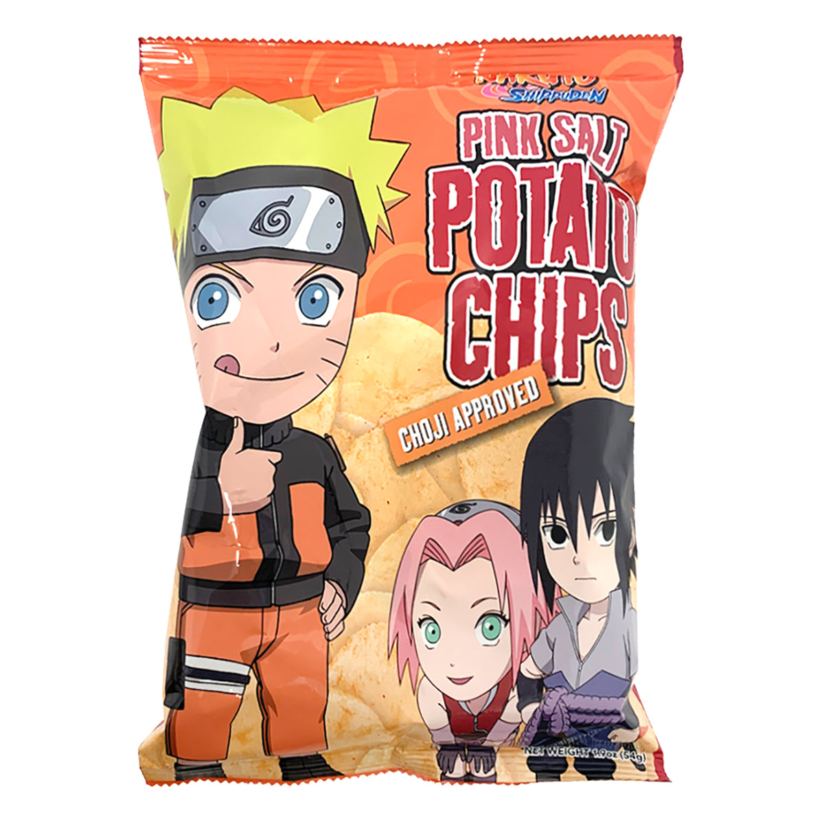 Naruto Shippuden Pink Salt Potato Chips - 54g