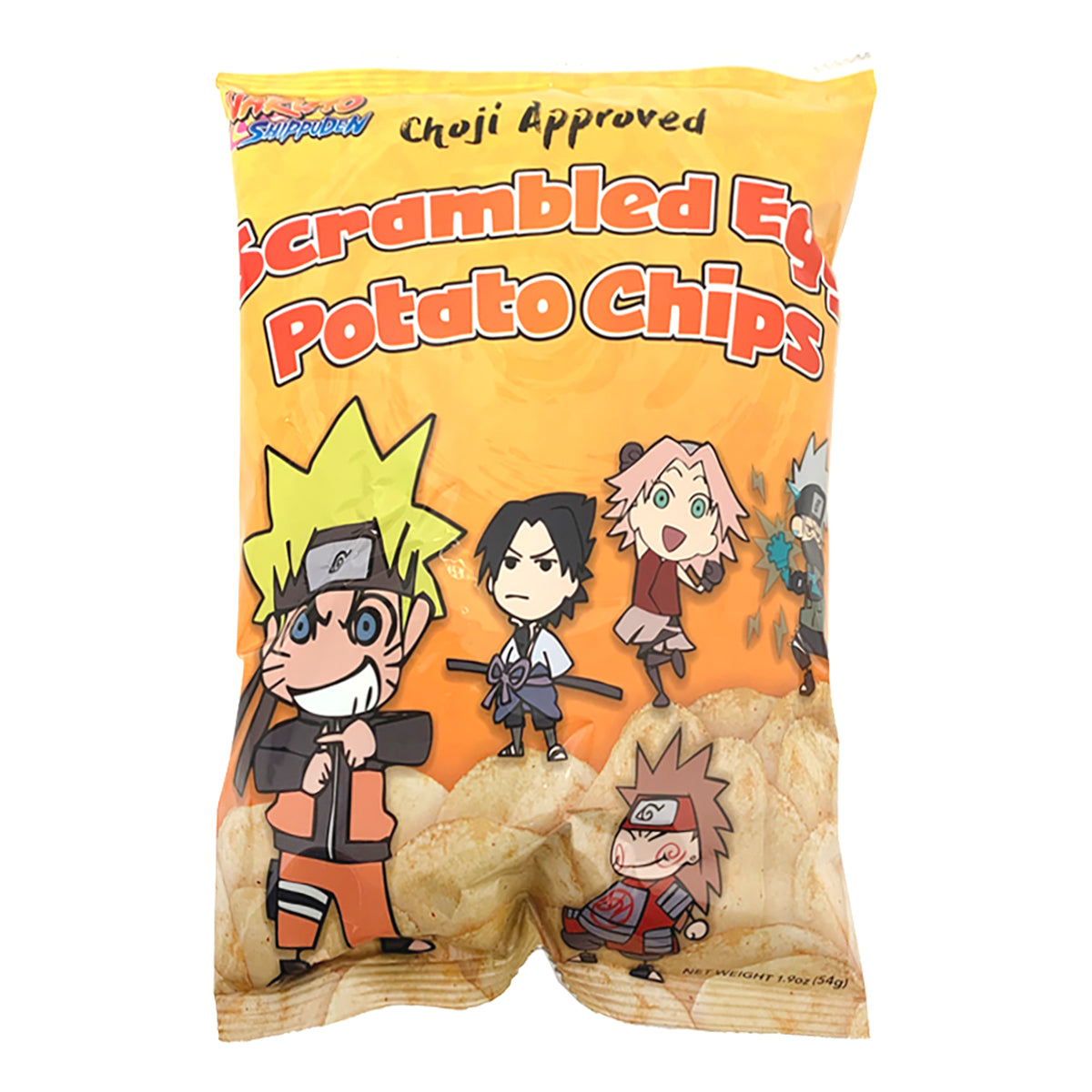 Naruto Shippuden Scrambled Egg Potato Chips - 54g