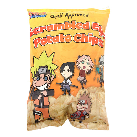 Naruto Shippuden Scrambled Egg Potato Chips - 54g