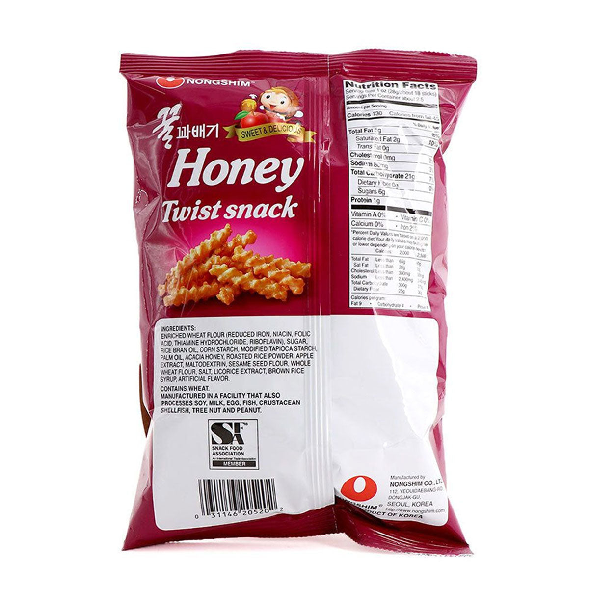 Nongshim Honey Twist Snack - 2.64oz