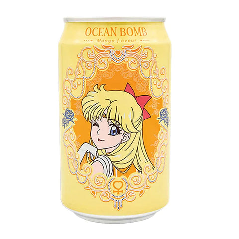 Ocean Bomb Sparkling Water Sailor Moon Mango (Sailor Venus) - 330ml