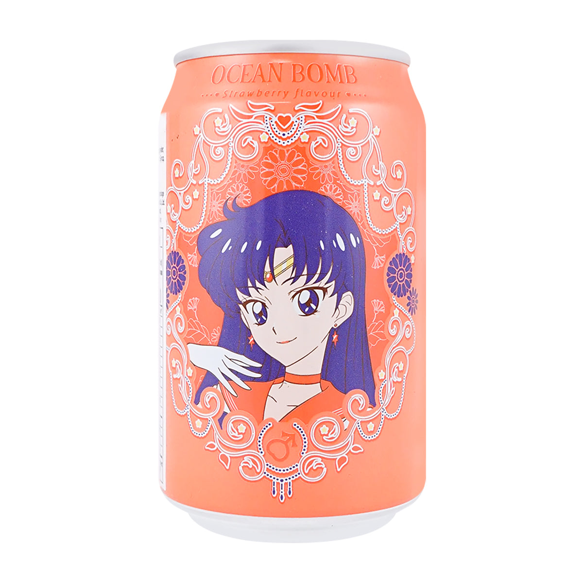 Ocean Bomb Sparkling Water Sailor Moon Strawberry (Sailor Mars) - 330ml