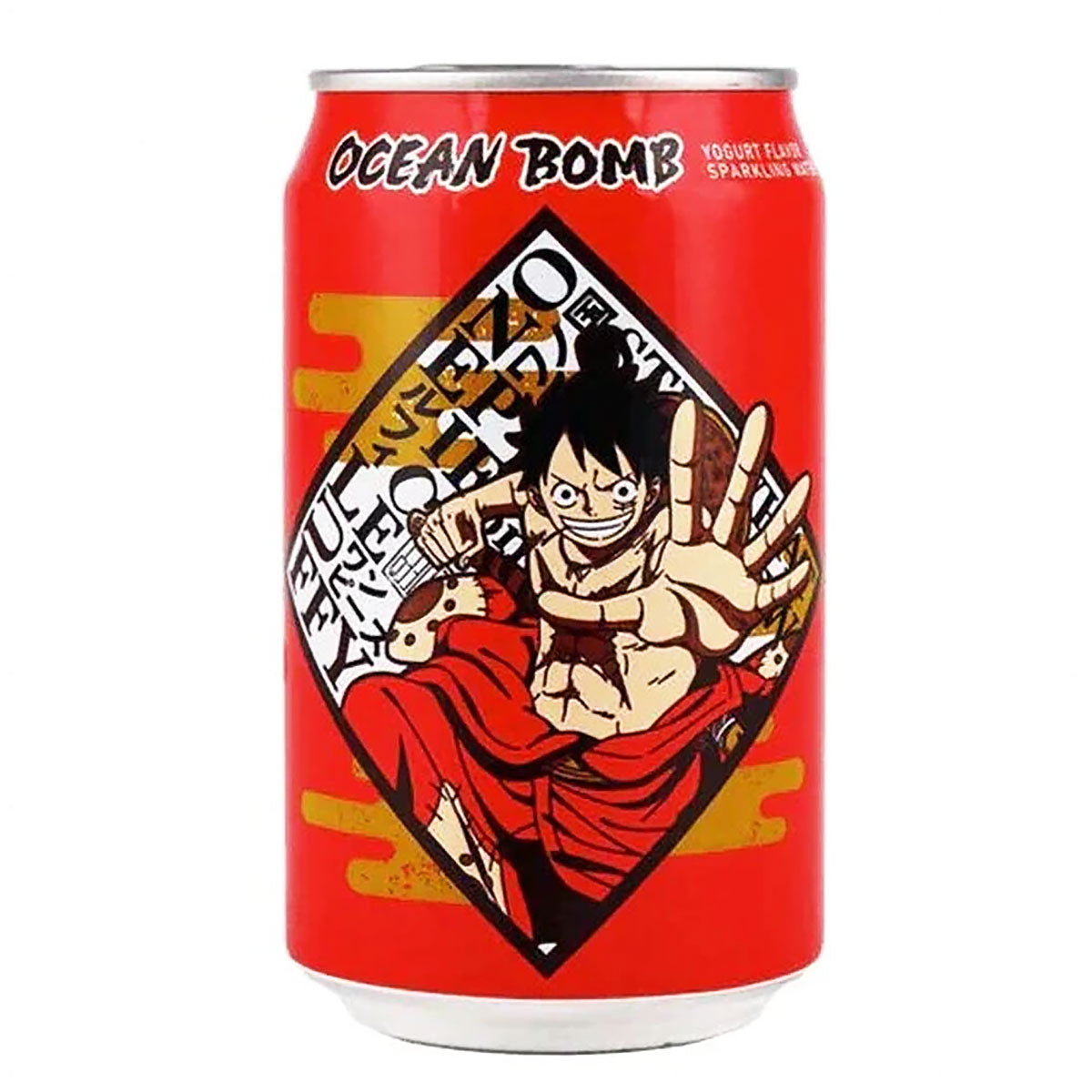 Ocean Bomb Sparkling Water One Piece Yogurt (Luffy) - 330ml