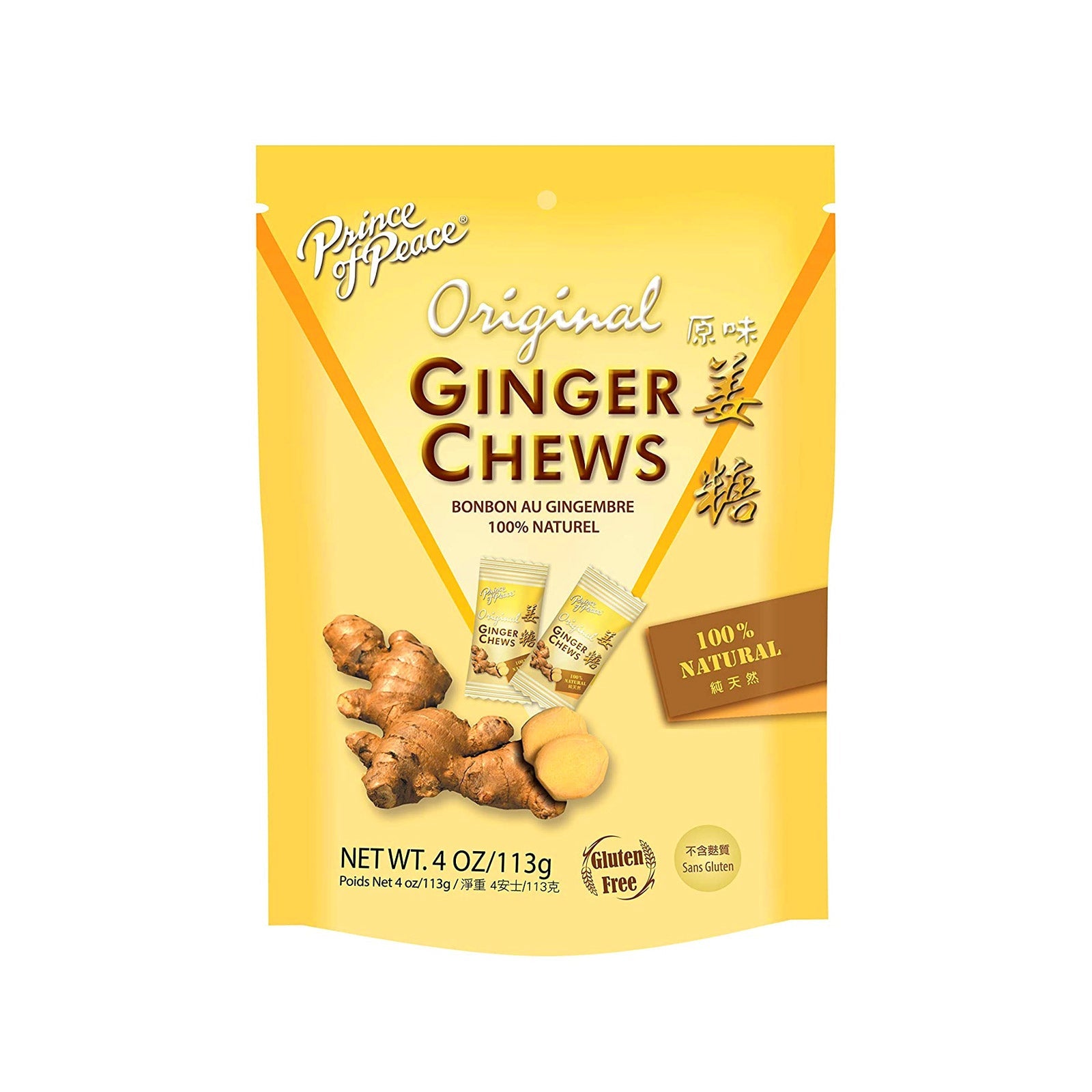 Prince of Peace Ginger Chews Original - 113g