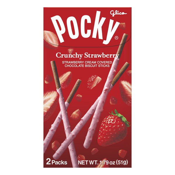 Pocky Crunchy Strawberry Cream - 1.79oz