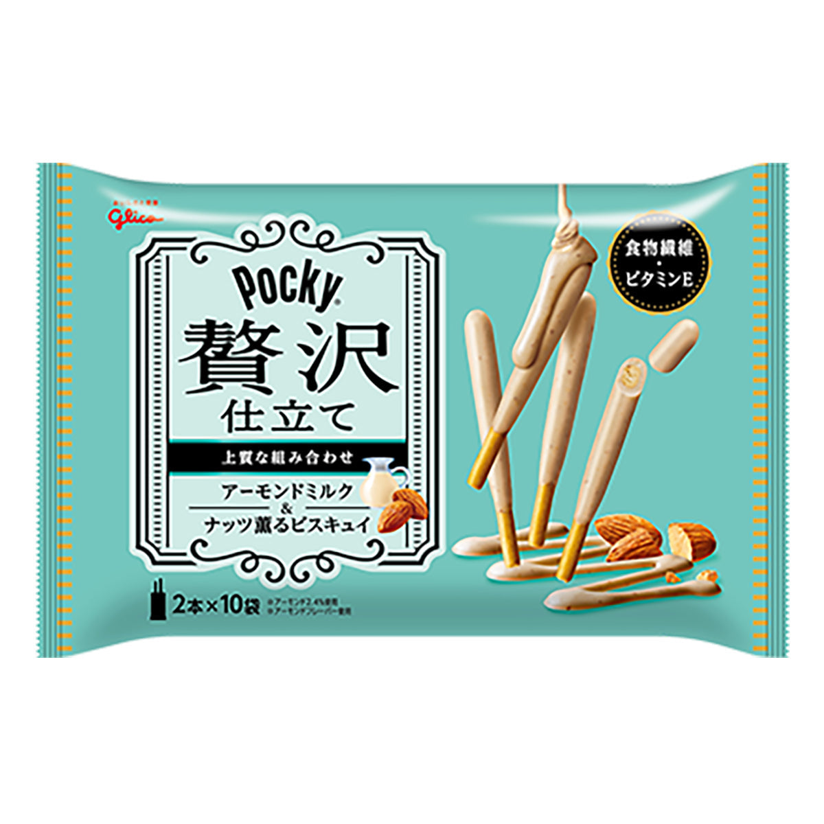 Pocky Luxury Almond Milk Chocolate Biscuit Sticks - 3.8oz