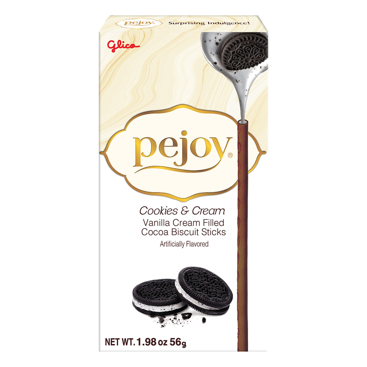 Pocky Pejoy Cookies & Cream Biscuit Sticks - 1.98oz