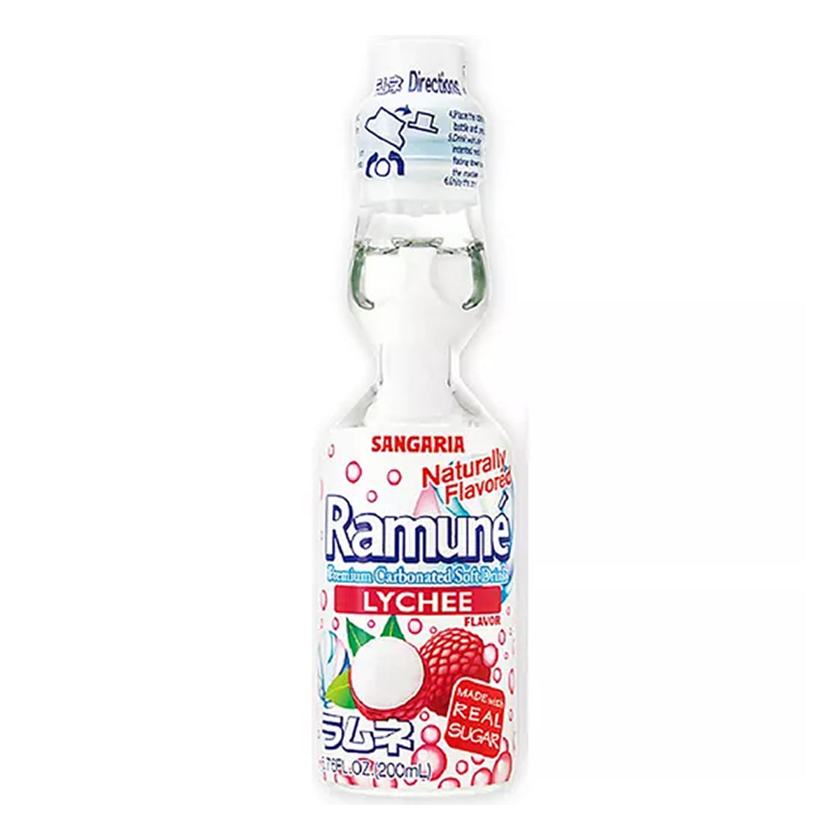 Sangaria Ramune Lychee Drink - 200ml