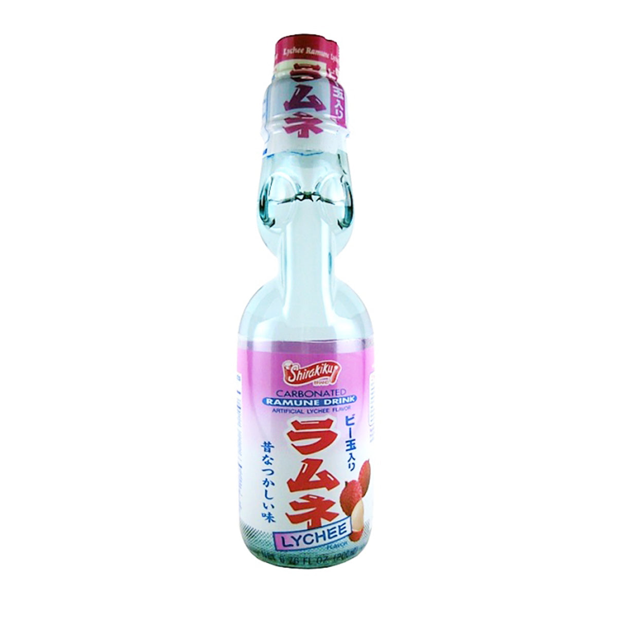 Shirakiku Ramune Lychee - 6.76fl oz