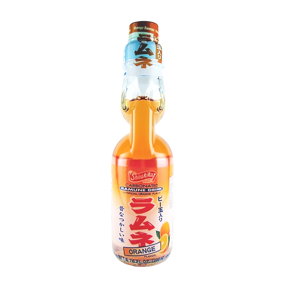 Shirakiku Ramune Orange - 6.76fl oz