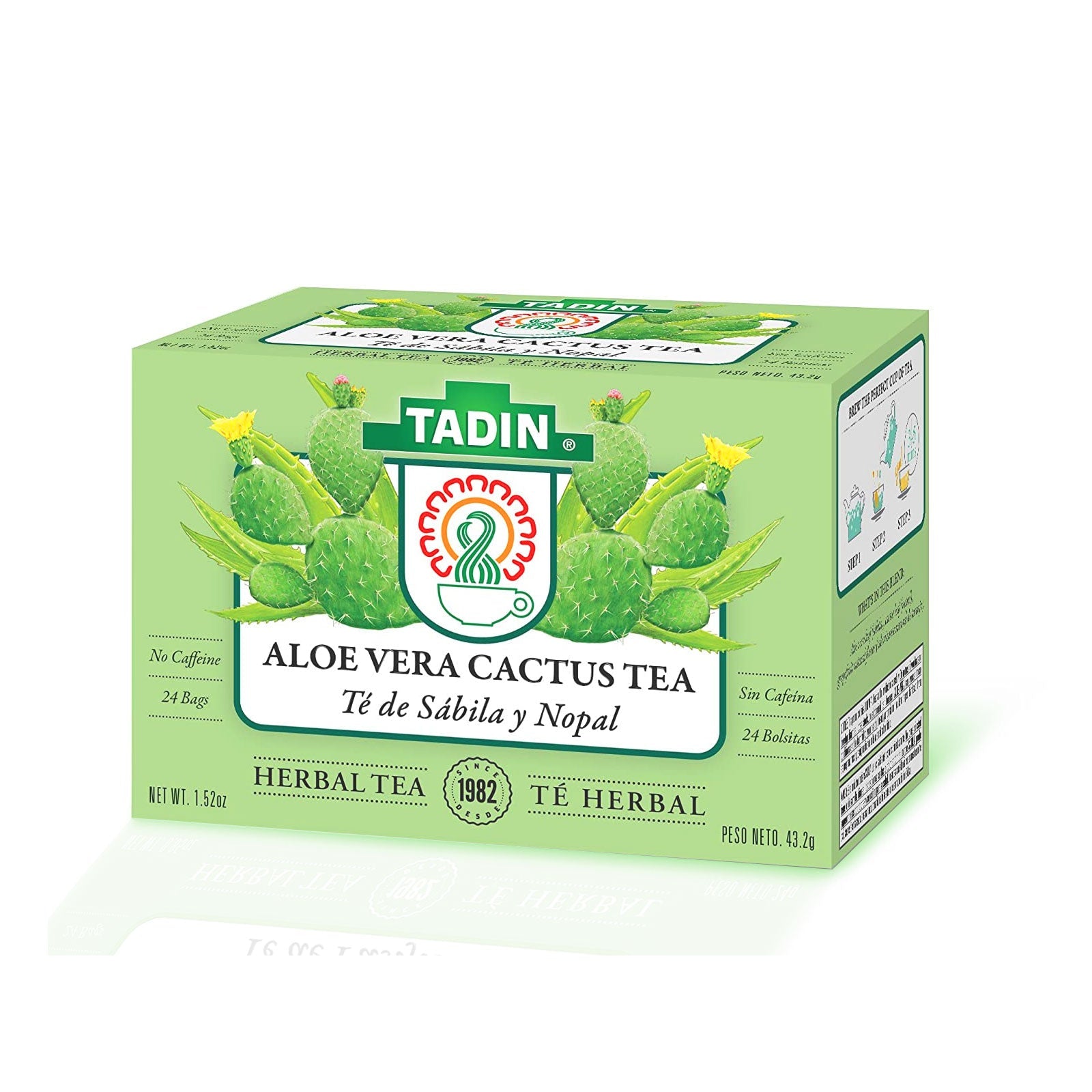 Tadin Aloe Vera with Cactus Herbal Tea - 24ct