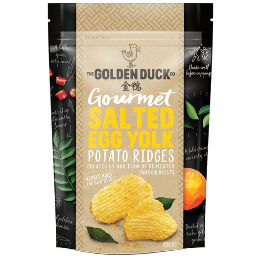 The Golden Duck Salted Egg Yolk Potato Ridges - 3.7oz