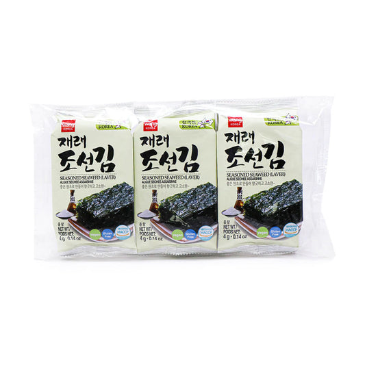 Wang Seasoned Seaweed 0.14oz - 6pk