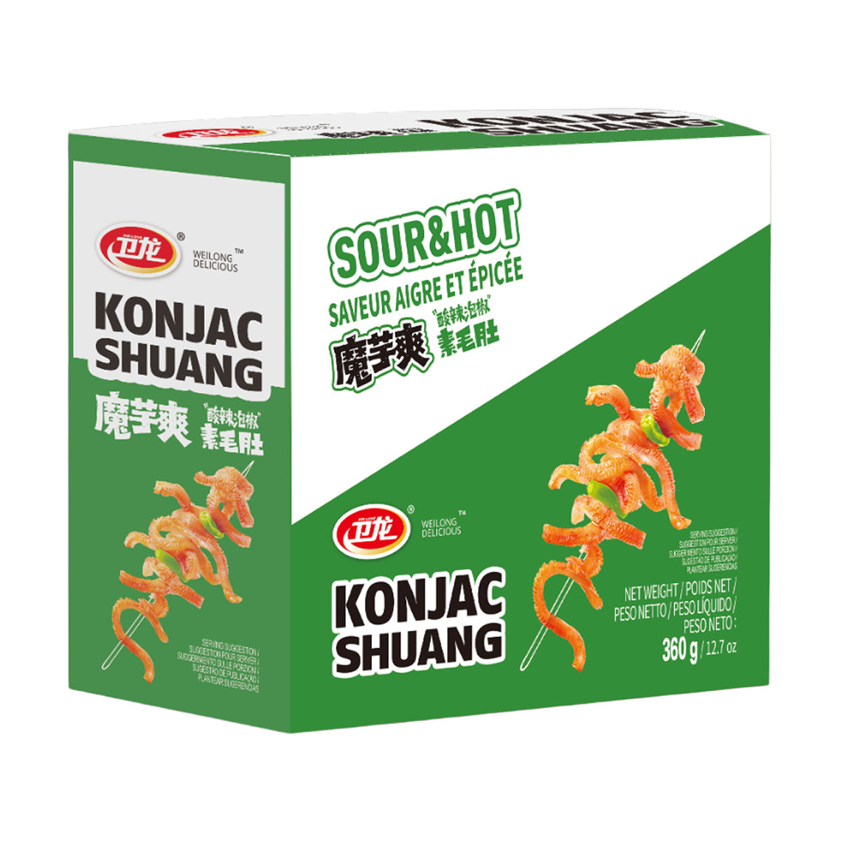 Wei Long Hot and Sour Konjac Shuang - 360g