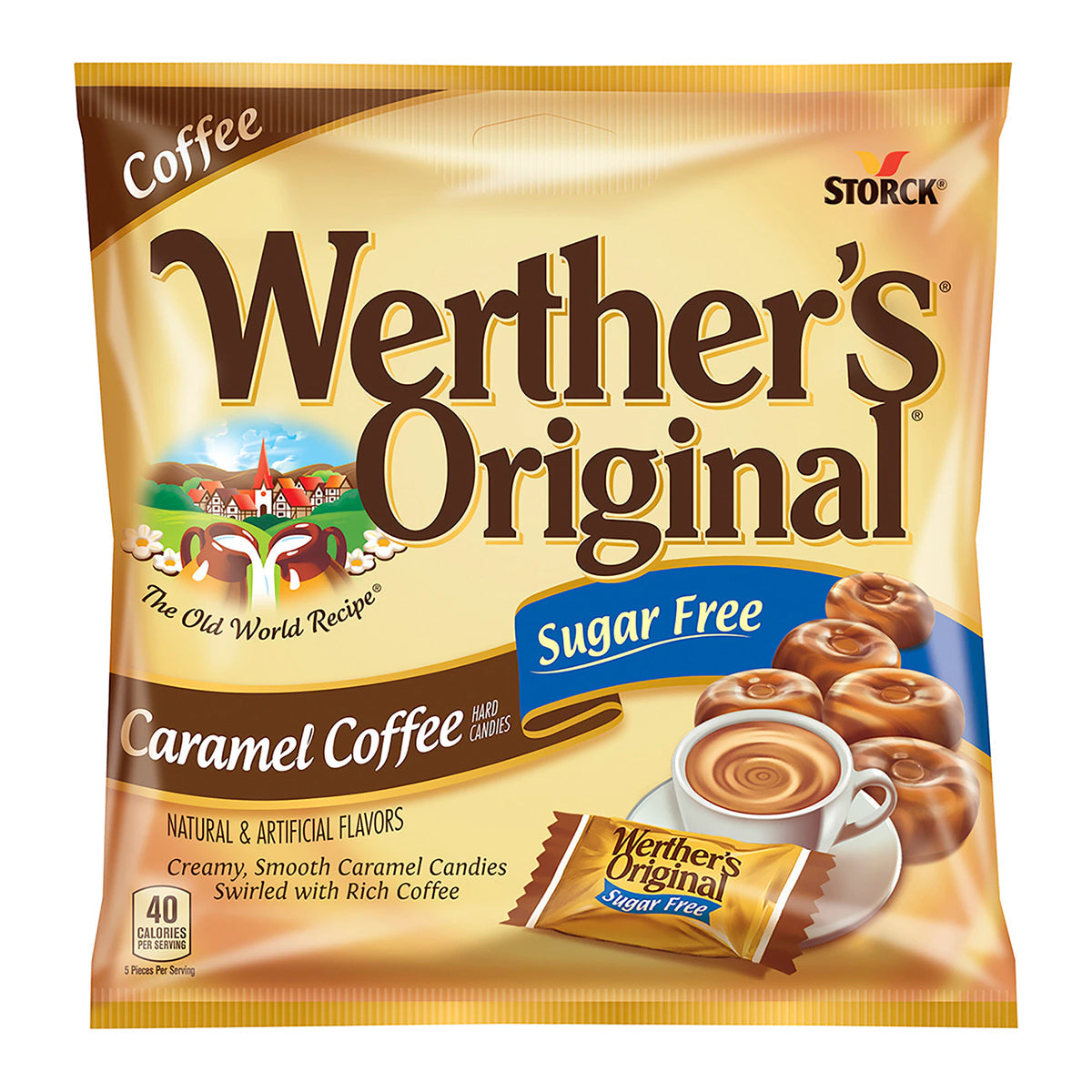 Werther's Sugar Free Coffee Caramel - 1.46oz