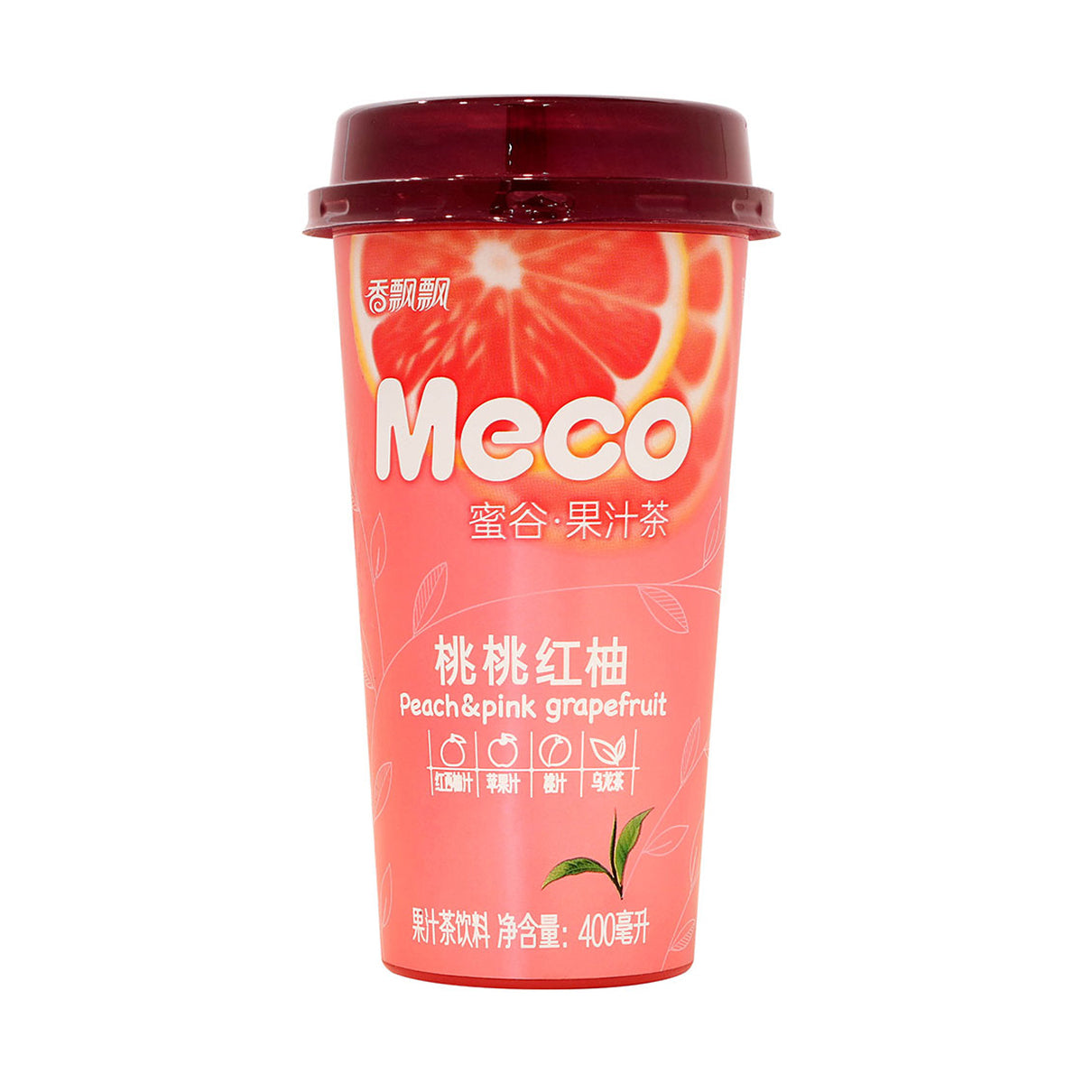 Xiang Piao Piao Meco Peach & Pink Grapefruit Tea - 400ml