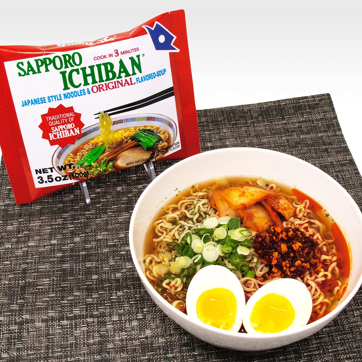 Sapporo Ichiban Original Ramen Noodles 17.5 Oz (500 g)-5 Packs