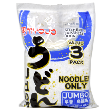 Myojo Jumbo Udon Noodles 3-PACK, No Soup, 20.94 Oz (594 g)-乌冬面